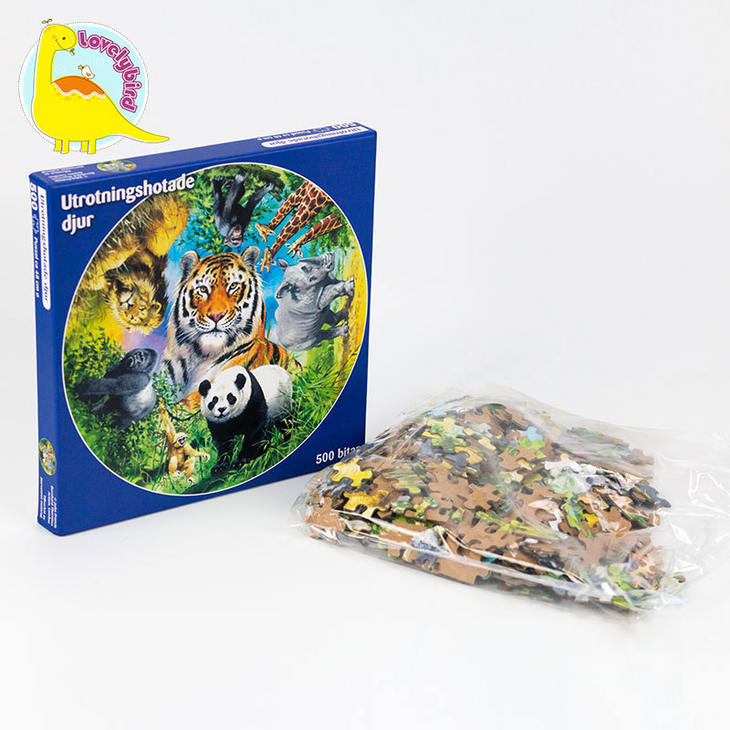 Rompecabezas redondo popular del juego 500pc