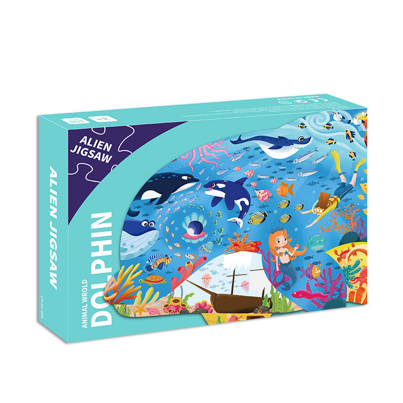 En stock Rompecabezas de 120 piezas Kid Paper Cartón Complanate Jigsaw