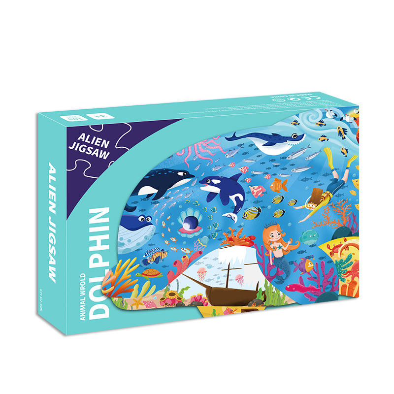 En stock Rompecabezas de 120 piezas Kid Paper Cartón Complanate Jigsaw