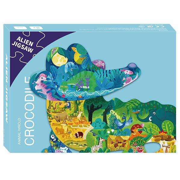 Muestra gratuita de juegos de rompecabezas para niños, rompecabezas de animales alienígenas personalizados para niños