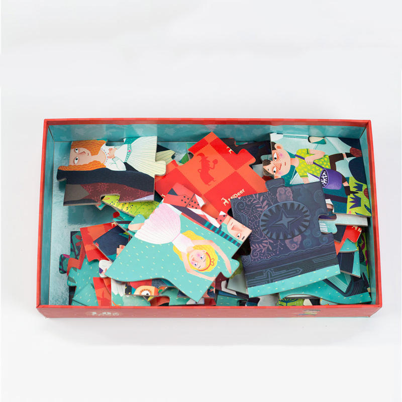 Precio de fábrica Inteligencia 48 piezas Big Floor Puzzle Animal Kids Toy rompecabezas de madera personalizado