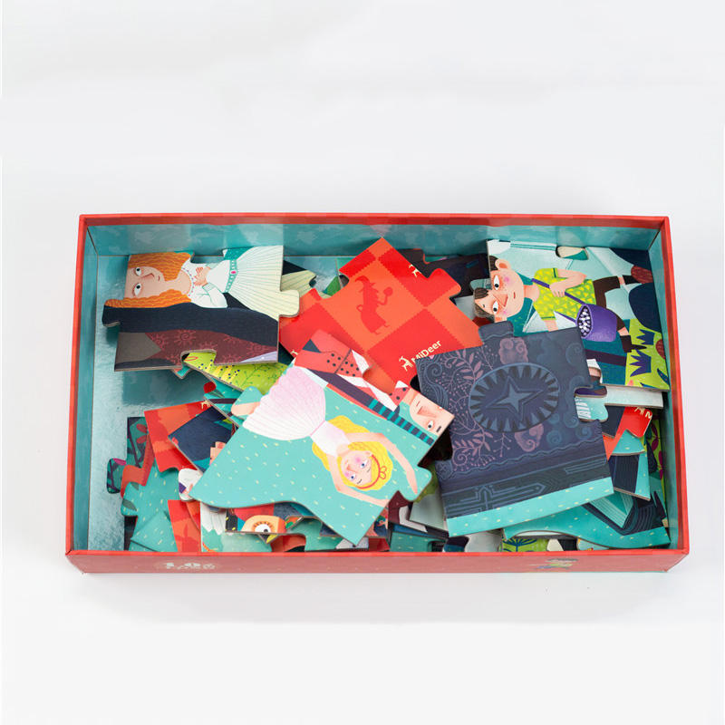 Precio de fábrica Inteligencia 48 piezas Big Floor Puzzle Animal Kids Toy rompecabezas de madera personalizado
