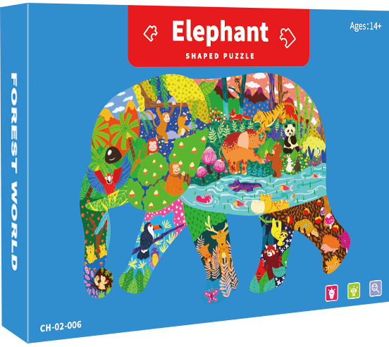 Juguetes personalizados para niños, rompecabezas de aglomerado, juguetes para niños, rompecabezas de animales de dibujos animados