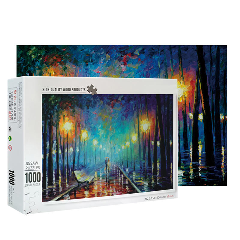 Gran oferta, rompecabezas de papel personalizado de 300 piezas, rompecabezas personalizado para niños y adultos