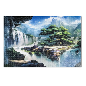 Gran oferta, juegos de rompecabezas de madera, rompecabezas de sublimación colorido, rompecabezas personalizado, 1000 piezas