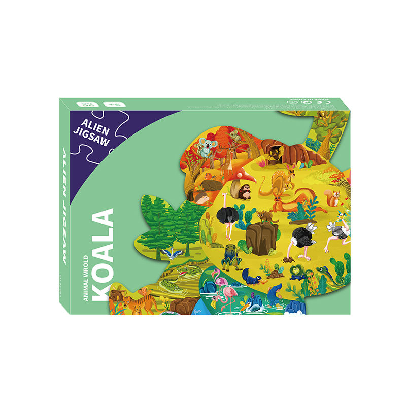 Muestra gratuita de juegos de rompecabezas para niños, rompecabezas de animales alienígenas personalizados para niños