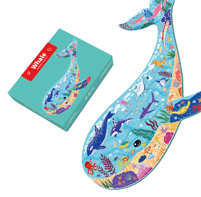 Juguetes personalizados para niños, rompecabezas de aglomerado, juguetes para niños, rompecabezas de animales de dibujos animados