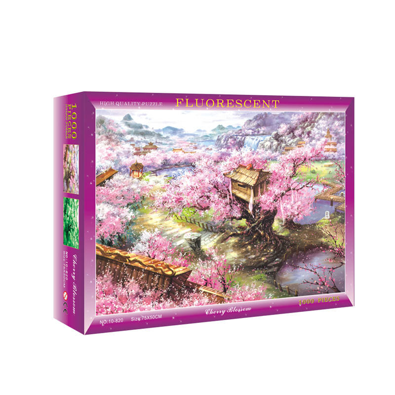 Rompecabezas personalizado imprimible para adultos, luminoso, personalizado, muestra gratis, 1000 piezas