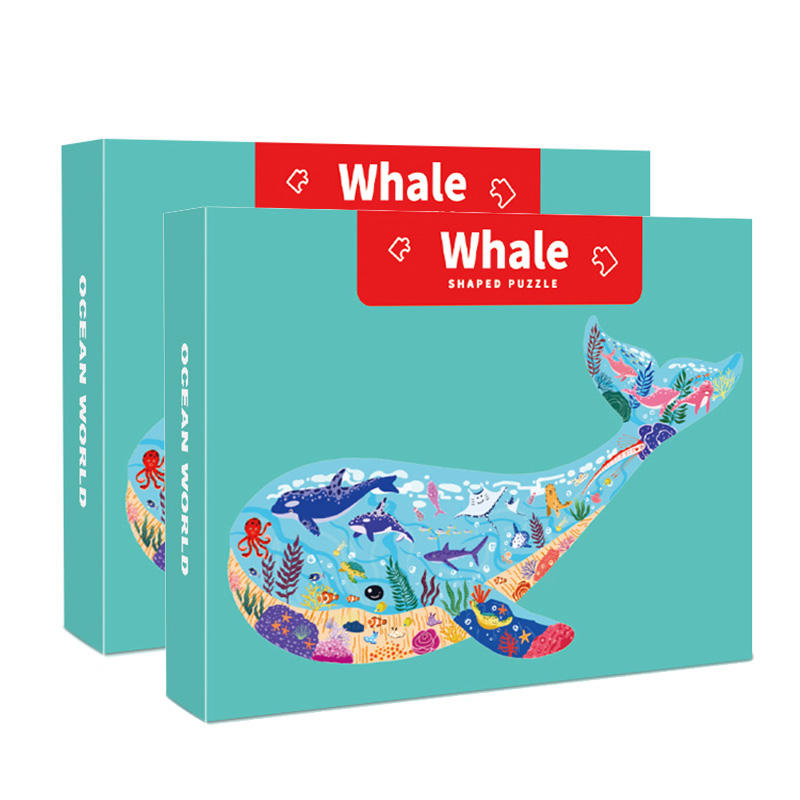 Rompecabezas educativo de alta calidad para niños, dibujos animados de bebés, animales pequeños, juguetes educativos