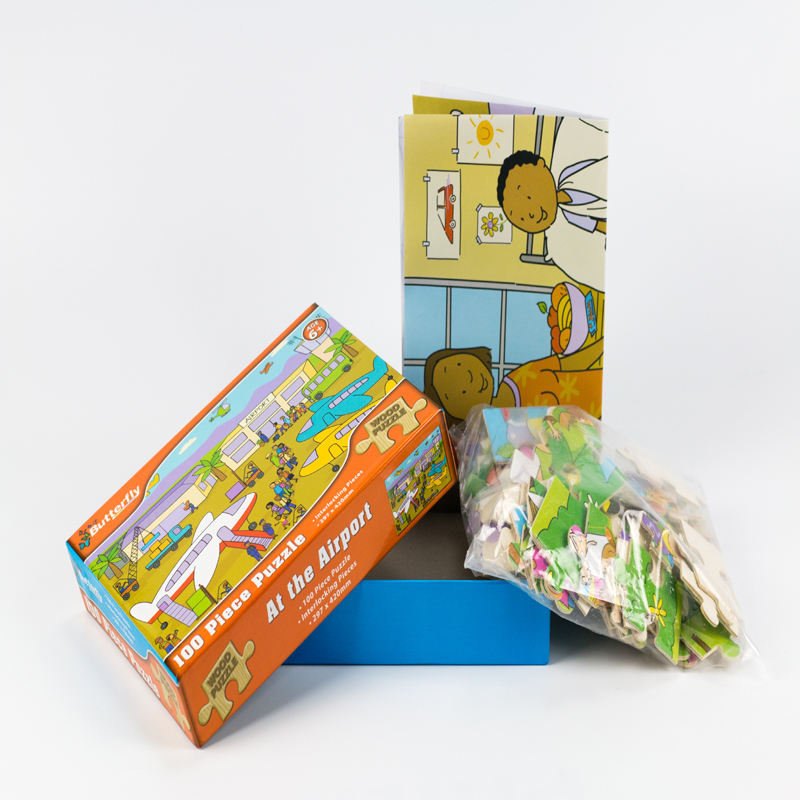 Comprar al por mayor 60 100 200 piezas rompecabezas impreso personalizado aglomerado grueso niños juguete educativo rompecabezas
