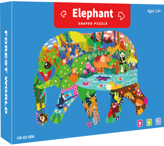 Rompecabezas de tablero de papel con ilustraciones personalizadas diy de 3mm de grosor de alta calidad 2022 para niños