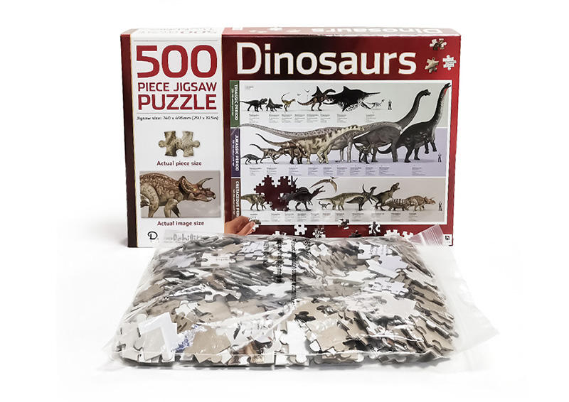 Gran oferta de fábrica, juego de rompecabezas de cartón personalizado de 500 1000 piezas para niños y adultos