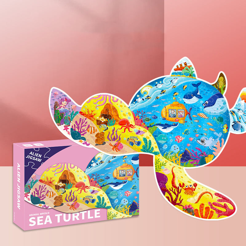 En stock Rompecabezas de 120 piezas Kid Paper Cartón Complanate Jigsaw