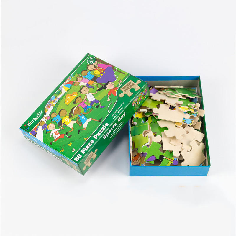 Precio de fábrica Inteligencia 48 piezas Big Floor Puzzle Animal Kids Toy rompecabezas de madera personalizado