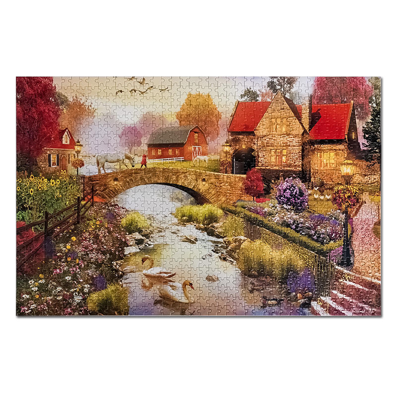 Fabricante Venta al por mayor Puzzle juguete Intelectual Personalizado 500 1000 piezas Rompecabezas Juguetes para adultos