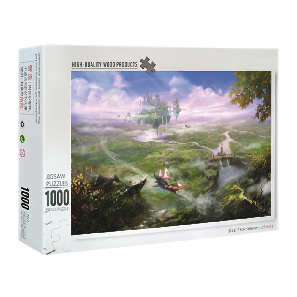 Fabricante de rompecabezas imprimible personalizado Brain Teaser 1000 piezas Teens Jigsaw Puzzle Factory