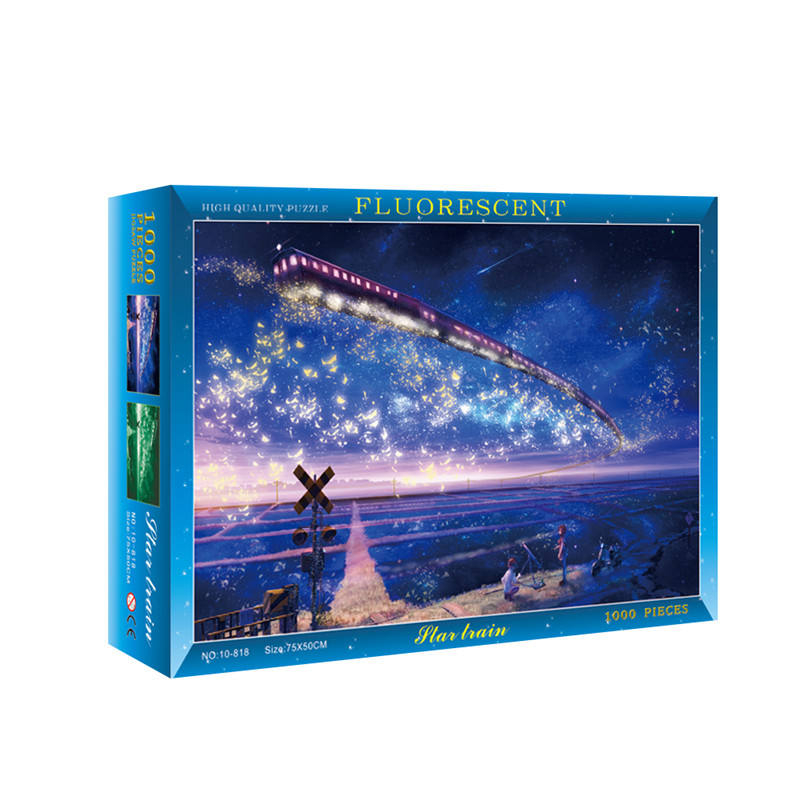Rompecabezas personalizado imprimible para adultos, luminoso, personalizado, muestra gratis, 1000 piezas
