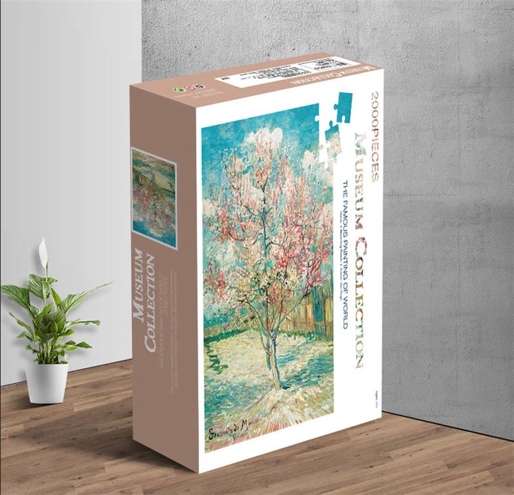 Pinturas personalizadas Edad 14+ Rompecabezas Corte único para adultos Cartón de papel Rompecabezas de 2000 piezas