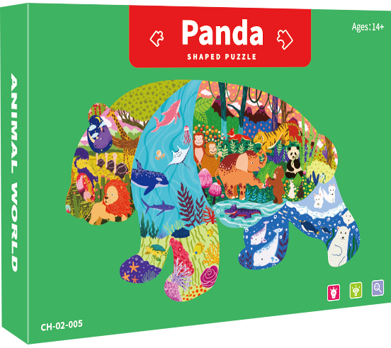 Precio al por mayor Inteligencia Animal en forma de rompecabezas Rompecabezas educativos para niños