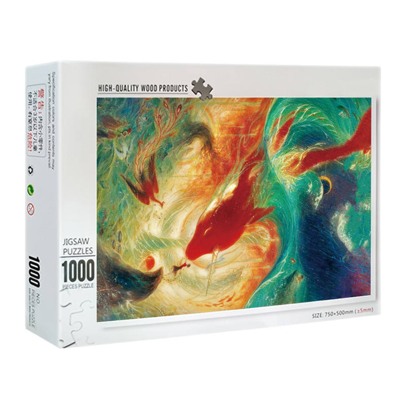 Venta al por mayor 1000 piezas personalizar papel cartón sublimación rompecabezas