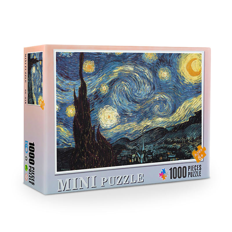 Gran oferta, juego de mesa de rompecabezas personalizado, papel 500, rompecabezas de 1000 piezas para adultos