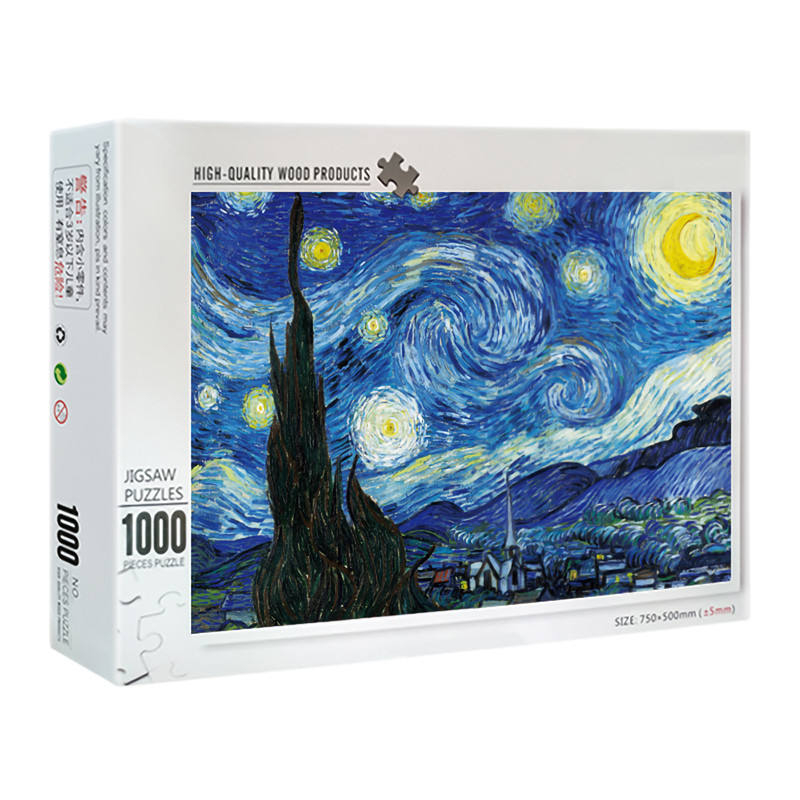 Venta caliente rompecabezas 1000 piezas ilustraciones personalizadas adultos cartón pcsJigsaw Puzzle