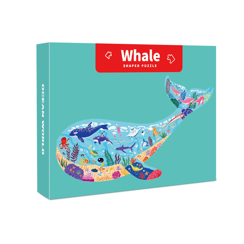 Venta al por mayor de productos de la serie de niños de rompecabezas personalizados 80 150 300 piezas caja de rompecabezas de animales