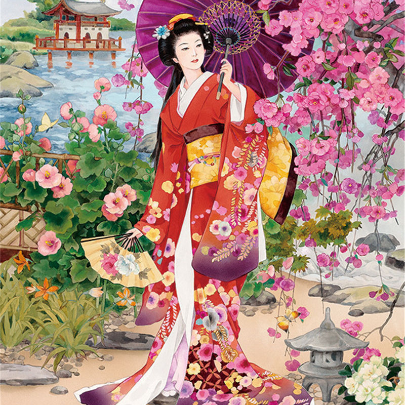 Cartón de papel personalizado 1000 piezas Pretty In Pink Jigsaw Puzzle para adultos