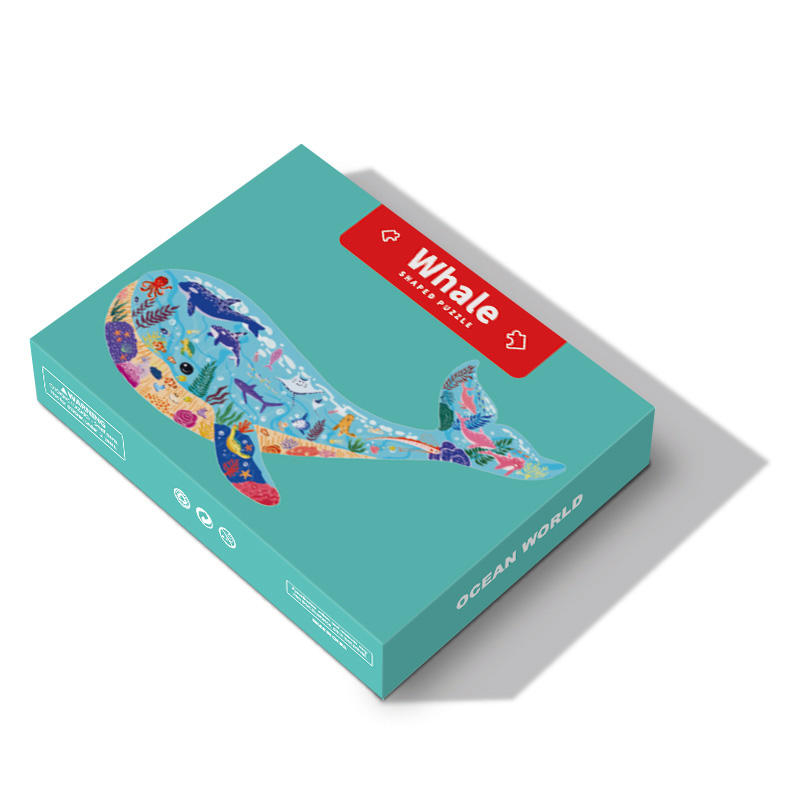 Rompecabezas de papel de Complanate modelo animal hecho a mano para niños