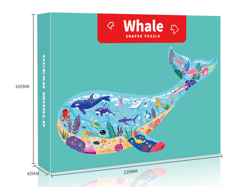 Rompecabezas de tablero de papel con ilustraciones personalizadas diy de 3mm de grosor de alta calidad 2022 para niños