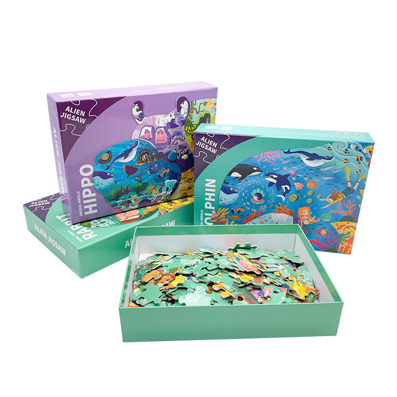 En stock Rompecabezas de 120 piezas Kid Paper Cartón Complanate Jigsaw