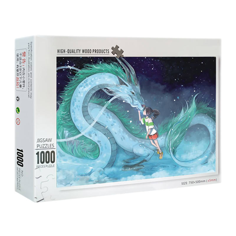 Venta caliente bajo MoQ Adultos Wooded Custom design Diy Jigsaw Puzzle 1000 Piezas para adolescentes