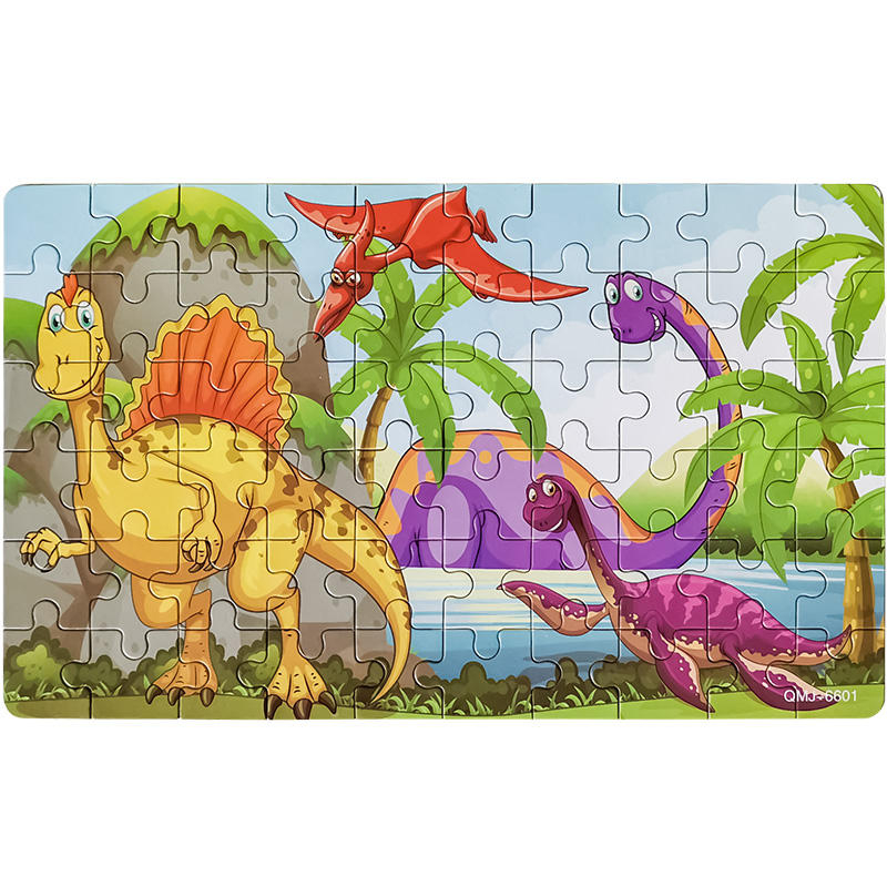Rompecabezas para niños Caja de embalaje de huevos de dinosaurio Rompecabezas de 60 piezas para bebé