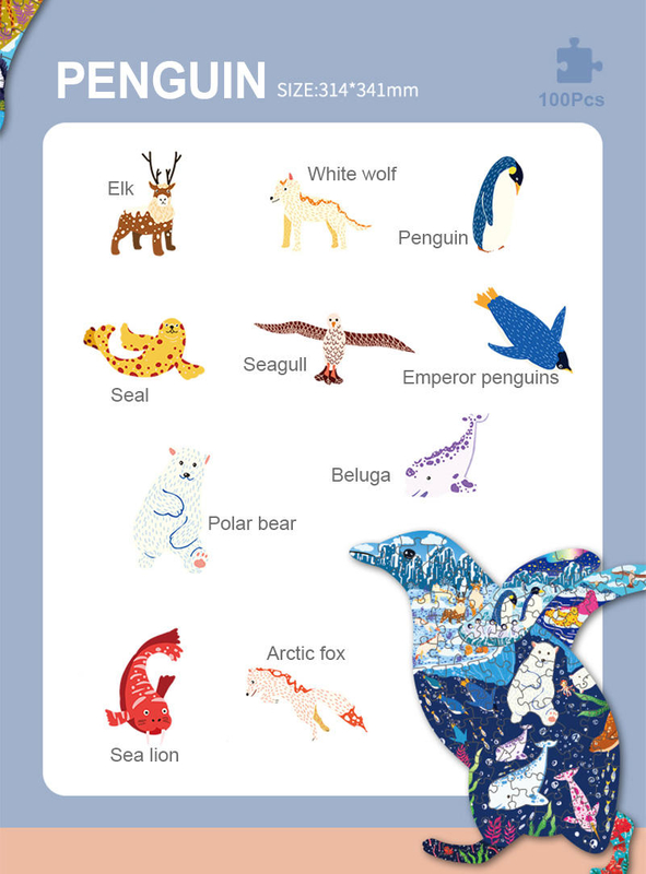 Rompecabezas personalizado de alta calidad de 100 200 piezas, figura de dibujos animados, juguetes intelectuales para niños, rompecabezas de madera para niños