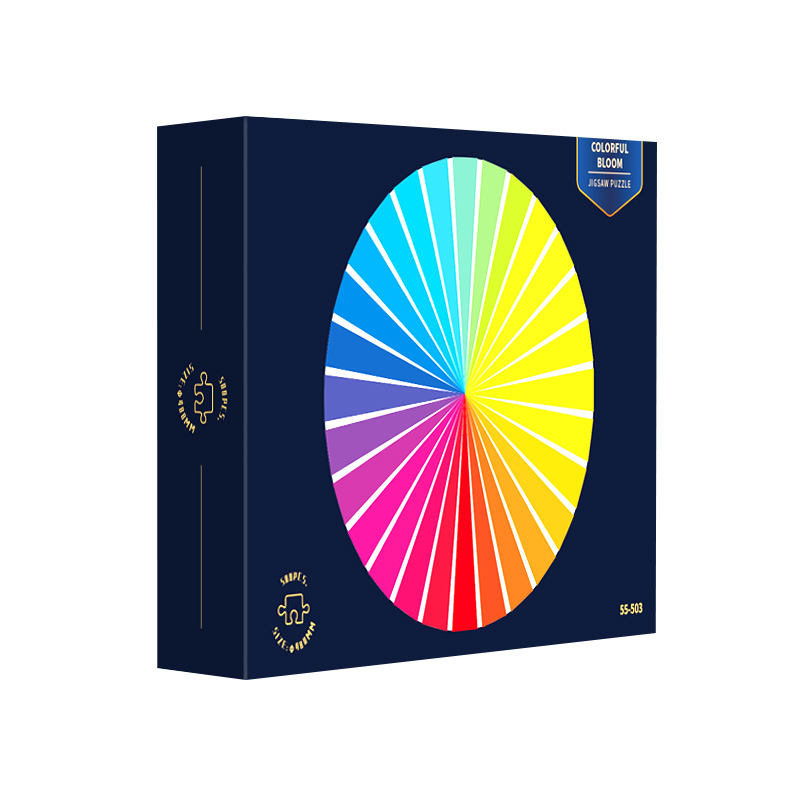 Precio de fábrica, juguetes para niños, impreso personalizado, 500, 1000 piezas, rompecabezas educativo de aglomerado grueso para adultos