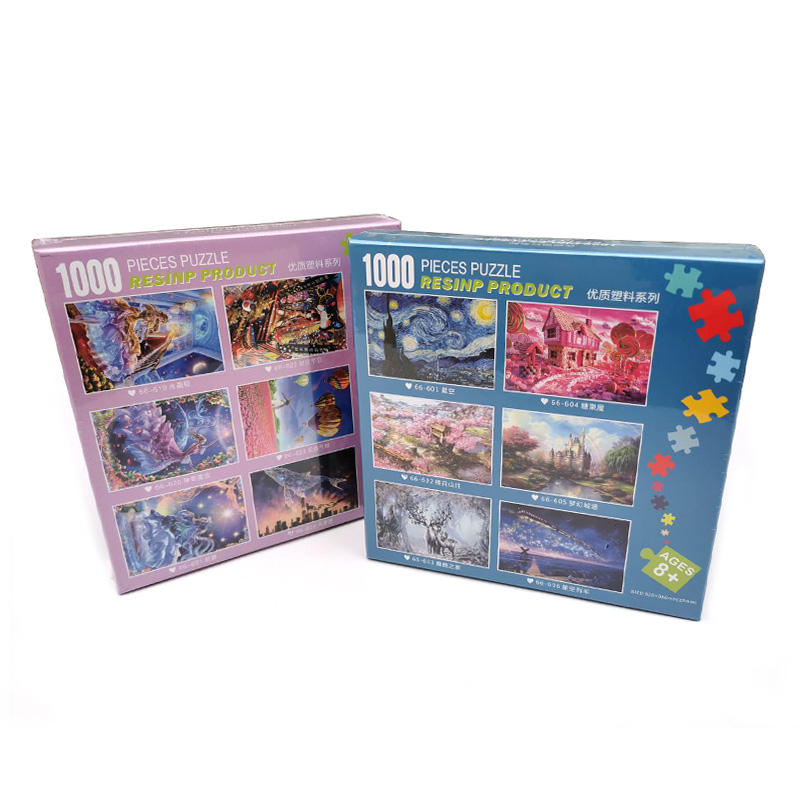 Juego inteligente Rompecabezas Juguetes educativos Caja de colores Rompecabezas de plástico