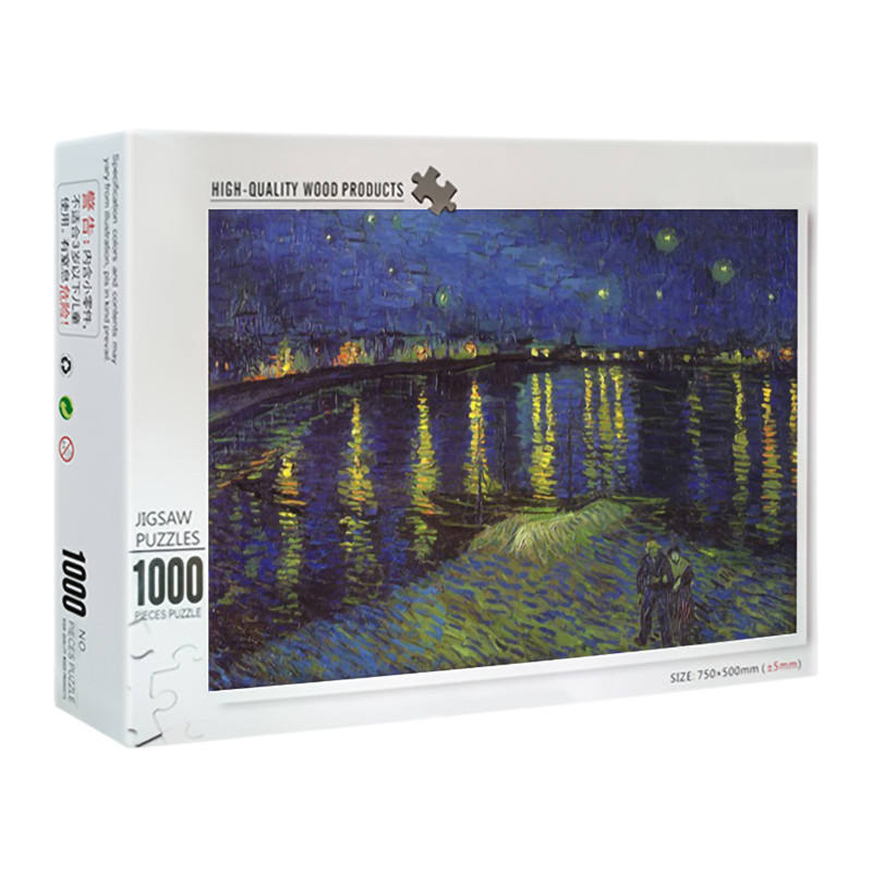 Fabricante de rompecabezas imprimible personalizado Brain Teaser 1000 piezas Teens Jigsaw Puzzle Factory
