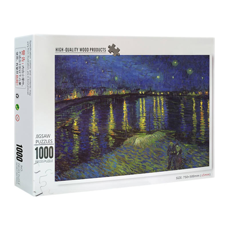Fabricante de rompecabezas imprimible personalizado Brain Teaser 1000 piezas Teens Jigsaw Puzzle Factory
